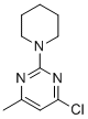 structure of CAS# 42487-70-7, 4-Chloro-6-Methyl-2-(1-Piperidinyl)Pyrimidine;4-Chloro-6-Methyl-2-(1-Piperidyl)Pyrimidine;4-Chloro-6-Methyl-2-Piperidino-Pyrimidine;4-Chloro-6-Methyl-2-Piperidin-1-Yl-Pyrimidine