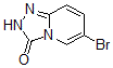 结构式 CAS# 425702-91-6, 6-溴-1,2,4-三唑并[4,3-a]吡啶-3(2H)-酮