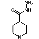 结构式 CAS# 42596-58-7, 4-哌啶甲酰肼
