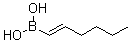structure of CAS# 42599-18-8, B-(1E)-1-Hexenyl-Boronic Acid