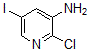 结构式 CAS# 426463-09-4, 2-氯-5-碘-3-吡啶胺