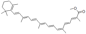 CAS#: 4273-73-8， 8'-Apo-beta-carotene methyl ester