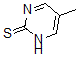 structure of CAS# 42783-64-2, 5-Methyl-2(1H)-Pyrimidinethione;5-Methylpyrimidine-2-Thiol ( Hydrochloride Salt Also Acceptable);5-Methylpyrimidine-2-Thiol Hydrochloride;2(1H)-Pyrimidinethione, 5-Methyl- (9CI)