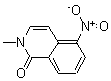 结构式 CAS# 42792-96-1, 2-甲基-5-硝基-1(2H)-异喹啉酮