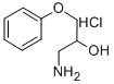 structure of CAS# 4287-20-1, 3-Amino-1-Phenoxy-2-Propanol Hydrochloride