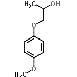 结构式 CAS# 42900-54-9, 1-(4-甲氧基苯氧基)-2-丙醇