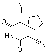 结构式 CAS# 42940-56-7, 7,9-二氧代-8-氮杂螺[4.5]癸烷-6,10-二甲腈