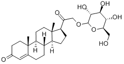 CAS#: 4319-56-6， 21-Hydroxy-4-Pregnene-3,20-Dione 21-Glucoside