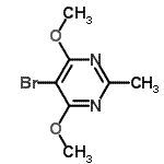 CAS#: 4319-83-9， 5-Bromo-4,6-Dimethoxy-2-Methylpyrimidine