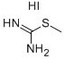 structure of CAS# 4338-95-8, Methyl Aminomethanimidothioate Hydroiodide;Methylsulfanylformamidine Hydroiodide;(Methylthio)Formamidine Hydroiodide;2-Methyl-2-Thiopseudourea Hydroiodide