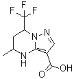 structure of CAS# 436088-42-5, 5-Methyl-7-Trifluoromethyl-4,5,6,7-Tetrahydro-Pyrazolo[1,5-a]Pyrimidine-3-Carboxylic Acid;Zinc00377240