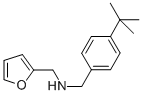 结构式 CAS# 436088-73-2, (4-叔丁基-苄基)-呋喃-2-基甲基-胺