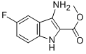 structure of CAS# 436088-83-4, 3-Amino-5-Fluoro-1H-Indole-2-Carboxylic Acid Methyl Ester;3-Amino-5-Fluoro-1H-Indole-2-Carboxylic Acid Methyl Ester;Zero/005112;Oprea1_340263