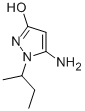 structure of CAS# 436088-85-6, 5-Amino-1-Sec-Butyl-1H-Pyrazol-3-Ol;Zinc00308432