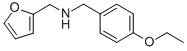 structure of CAS# 436096-81-0, (4-Ethoxy-Benzyl)-Furan-2-Ylmethyl-Amine;(4-Ethoxyphenyl)Methyl-(2-Furylmethyl)Ammonium;(4-Ethoxybenzyl)-(2-Furylmethyl)Ammonium;Zinc00299707