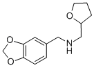 structure of CAS# 436096-91-2, Benzo[1,3]Dioxol-5-Ylmethyl-(Tetrahydro-Furan-2-Ylmethyl)-Amine;1,3-Benzodioxol-5-Ylmethyl-[[(2R)-Tetrahydrofuran-2-Yl]Methyl]Ammonium;1,3-Benzodioxol-5-Ylmethyl-[[(2R)-2-Tetrahydrofuranyl]Methyl]Ammonium;1,3-Benzodioxol-5-Ylmethyl-(Tetrahydrofurfuryl)Ammonium