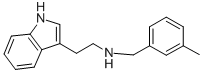 structure of CAS# 436099-76-2, [2-(1 H-Indol-3-Yl)-Ethyl]-(3-Methyl-Benzyl)-Amine;2-(1H-Indol-3-Yl)Ethyl-[(3-Methylphenyl)Methyl]Ammonium;2-(1H-Indol-3-Yl)Ethyl-(3-Methylbenzyl)Ammonium;Zinc02380283