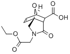 structure of CAS# 436811-04-0, 3-Ethoxycarbonylmethyl-4-Oxo-10-Oxa-3-Aza-Tricyclo[5.2.1.0(1,5)]Dec-8-Ene-6-Carboxylic Acid