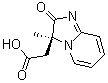 structure of CAS# 436811-33-5, 2,3-Dihydro-3-Methyl-2-Oxo-Imidazo[1,2-a]Pyridine-3-Aceticacid;2-[(3R)-3-Methyl-2-Oxo-Imidazo[3,2-A]Pyridin-3-Yl]Acetate;2-[(3R)-3-Methyl-2-Oxo-3-Imidazo[3,2-A]Pyridinyl]Acetate;2-[(3R)-2-Keto-3-Methyl-Imidazo[3,2-A]Pyridin-3-Yl]Acetate