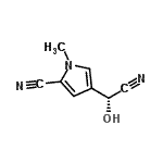 CAS 登录号：437709-71-2， 4-[(R)-氰基(羟基)甲基]-1-甲基-1H-吡咯-2-甲腈