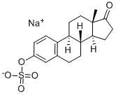 结构式 CAS# 438-67-5, 雌酮 3-硫酸酯钠盐