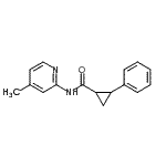 CAS#: 445249-84-3， N-(4-Methyl-2-Pyridinyl)-2-Phenylcyclopropanecarboxamide