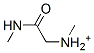 structure of CAS# 44565-47-1, Methyl-(Methylcarbamoylmethyl)Azanium;Methyl-(2-Methylamino-2-Oxo-Ethyl)Ammonium;Methyl-(2-Methylamino-2-Oxoethyl)Ammonium;(2-Keto-2-Methylamino-Ethyl)-Methyl-Ammonium