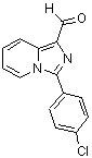 structure of CAS# 446269-62-1, 3-(4-Chlorophenyl)Imidazo[1,5-a]Pyridine-1-Carbaldehyde;3-(4-chlorophenyl)-4-hydroimidazo[1,5-a]pyridinecarbaldehyde;MLS000723287;SMR000236486