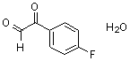 structure of CAS# 447-43-8, 4-Fluorophenylglyoxal Hydrate;2-(4-Fluorophenyl)-2-Oxo-Acetaldehyde;2-(4-Fluorophenyl)-2-Keto-Acetaldehyde;2-(4-Fluorophenyl)-2-Oxo-Ethanal