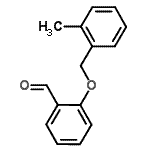 structure of CAS# 447409-55-4, 2-[(2-Methylbenzyl)Oxy]Benzaldehyde;2-[(2-Methylbenzyl)oxy]benzaldehyde;2-[(2-methylphenyl)methoxy]benzaldehyde;BENZALDEHYDE,2-[(2-METHYLPHENYL)METHOXY]-
