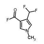 CAS#: 448236-05-3， 4-(Difluoromethyl)-1-Methyl-1H-Pyrrole-3-Carbonyl Fluoride