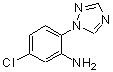 结构式 CAS# 450399-92-5, 5-氯-2-(1H-1,2,4-三唑-1-基)苯胺