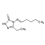 CAS#: 452276-49-2， 5-Ethyl-4-[(E)-Pentylideneamino]-2,4-Dihydro-3H-1,2,4-Triazole-3-Thione