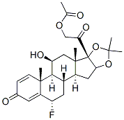 CAS#: 4533-89-5， 6alpha-Fluoro-11beta,21-Dihydroxy-16alpha,17-(Isopropylidenedioxy)Pregna-1,4-Diene-3,20-Dione 21-Acetate