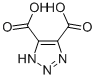 structure of CAS# 4546-95-6, 1,2,3-Triazole-4,5-Dicarboxylic Acid;1,2,3-TRIAZOLE-4,5-DICARBOXYLIC ACID, 99 %;1,2,3-TRIAZOLE-4,5-DICARBOXYLIC ACID 99%;1H-1,2,3-TRIAZOLE-4,5-DICARBOXYLIC ACID