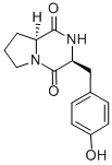 结构式 CAS# 4549-02-4, 环(L-脯氨酰-L-酪氨酰)