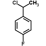 结构式 CAS# 456-16-6, 1-(1-氯乙基)-4-氟苯