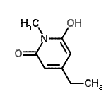 CAS 登录号：457629-66-2， 4-乙基-6-羟基-1-甲基-吡啶-2-酮