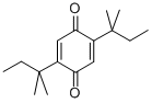 structure of CAS# 4584-63-8, 2,5-Di-Tert-Amylbenzoquinone;2,5-Bis(1,1-Dimethylpropyl)-1,4-Benzoquinone;2,5-Ditert-Amyl-P-Benzoquinone;2,5-Bis(1,1-Dimethylpropyl)-2,5-Cyclohexadiene-1,4-Dione