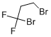 structure of CAS# 460-25-3, 1,3-Dibromo-1,1-Difluoropropane;1,3-Dibromo-1,1-Difluoro-Propane;Propane, 1,3-Dibromo-1,1-Difluoro-