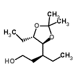 CAS#: 460076-96-4， (5S)-2,3-Dideoxy-3-Ethyl-5-C-Ethyl-4,5-O-Isopropylidene-D-Erythro-Pentitol