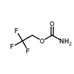 structure of CAS# 461-37-0, 2,2,2-Trifluoroethyl Carbamate;2,2,2-TRIFLUOROETHYLCARBAMATE;MFCD00460713;ZINC08390489