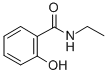 结构式 CAS# 4611-42-1, N-乙基-2-羟基苯甲酰胺