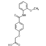 CAS#: 462069-97-2， {4-[(2-Methoxyphenyl)Carbamoyl]Phenoxy}Acetic Acid