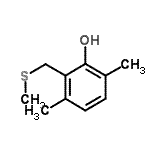 CAS 登录号：4626-23-7， 3,6-二甲基-2-[(甲硫基)甲基]苯酚
