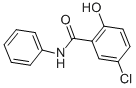 结构式 CAS# 4638-48-6, 5-氯水杨基苯胺