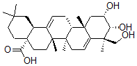 CAS 登录号：465-01-0， 椴树酸