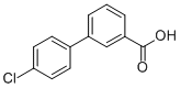 structure of CAS# 4655-10-1, 4'-Chloro-Biphenyl-3-Carboxylic Acid;Zinc02581035