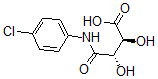 structure of CAS# 46834-56-4, (2S,3S)-4-[(4-Chlorophenyl)Amino]-2,3-Dihydroxy-4-Oxo-Butanoic Acid;D-TARTARIC ACID MONO-P-CHLOROANILIDE;(S,S)-4'-Chloro-Tartranilic Acid;(-)-4'-CHLOROTARTRANILIC ACID
