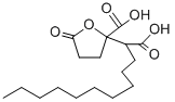 structure of CAS# 469-77-2, Spiculisporic Acid;2-(1-Carboxyundecyl)-5-Oxo-Tetrahydrofuran-2-Carboxylic Acid;2-(1-Carboxyundecyl)-5-Oxo-2-Tetrahydrofurancarboxylic Acid;2-(1-Carboxyundecyl)-5-Keto-Tetrahydrofuran-2-Carboxylic Acid